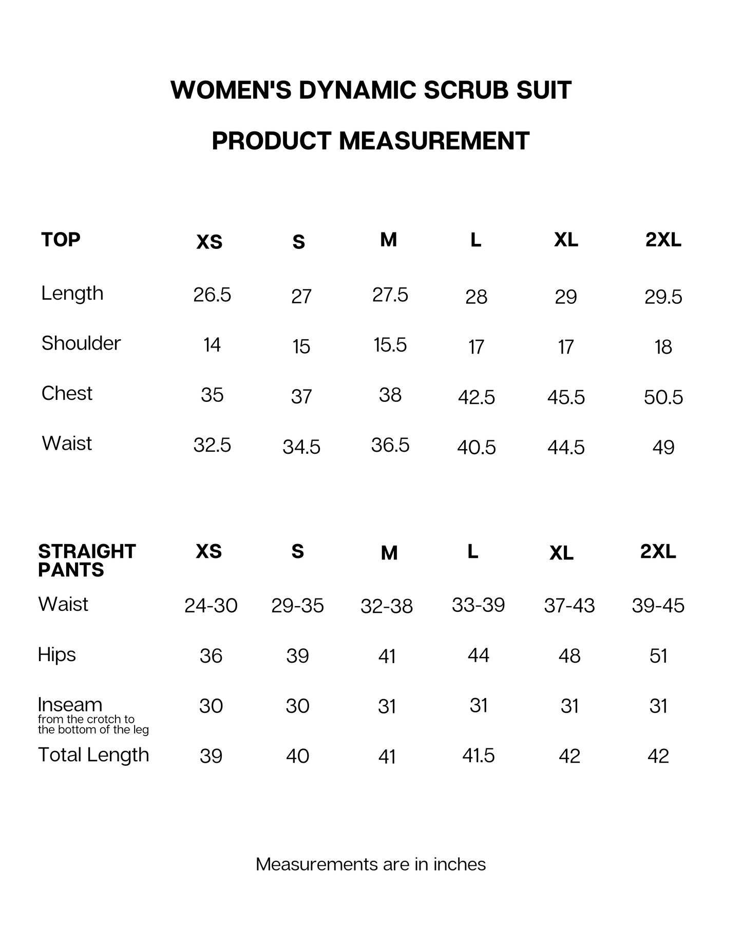 Women's Dynamic Scrub Suit